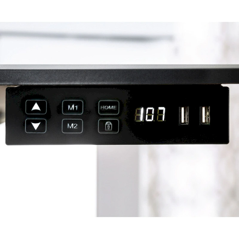 Furniture of America Hix Industrial Adjustable Standing Desk