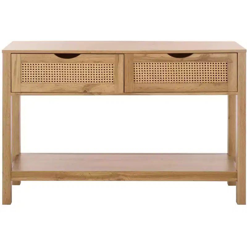 Seeley 2 Drawer Console Table - CNS3100A - Oak - Safavieh