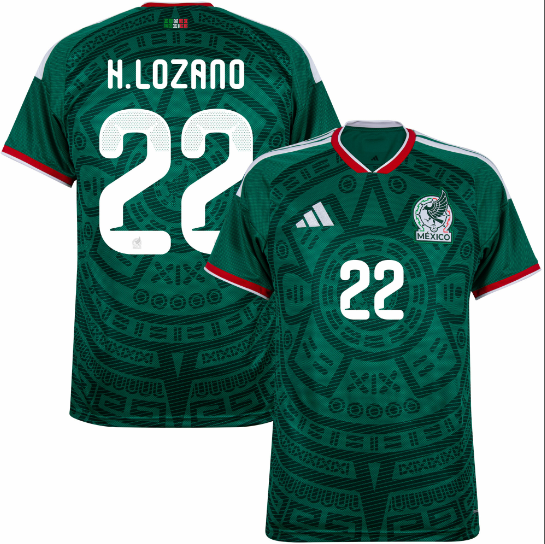 Mexico Home H.Lozano 22 Jersey 2026-2027