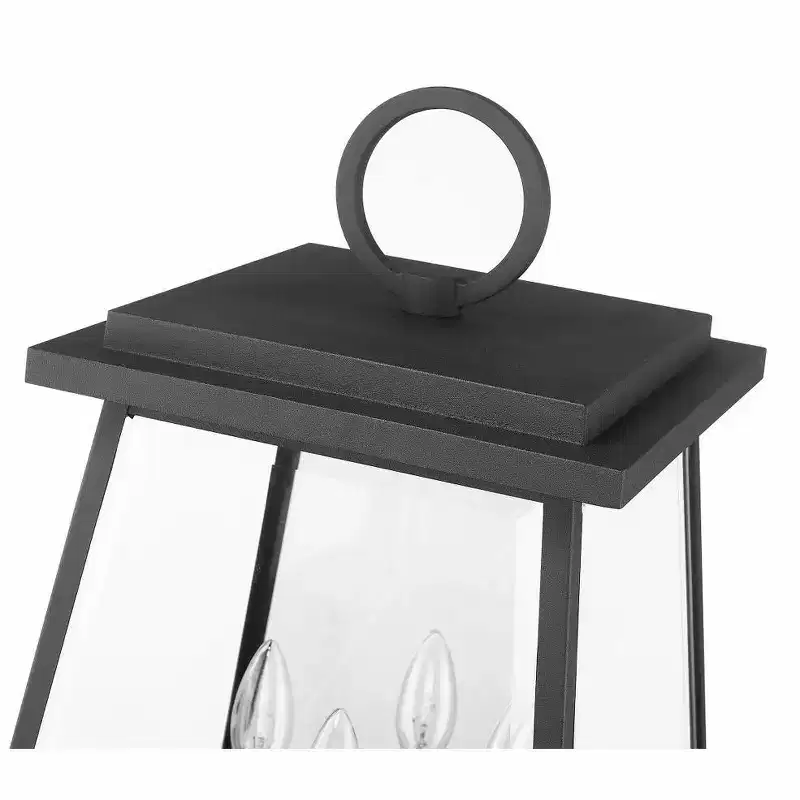 Z-Lite Broughton 4 - Light Post Light in Black