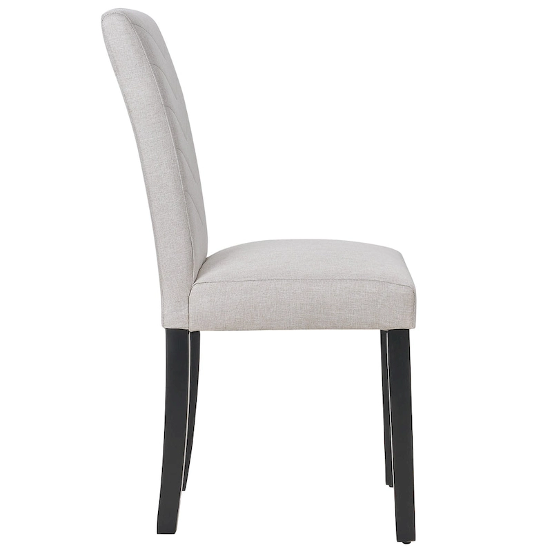 VECELO Upholstered Dining Chairs Set of 6 Parson Classic Upholstered Dining Chair,Modern 37