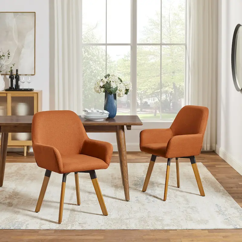 Art Leon Swivel Accent Dining Chairs (Set of 2)