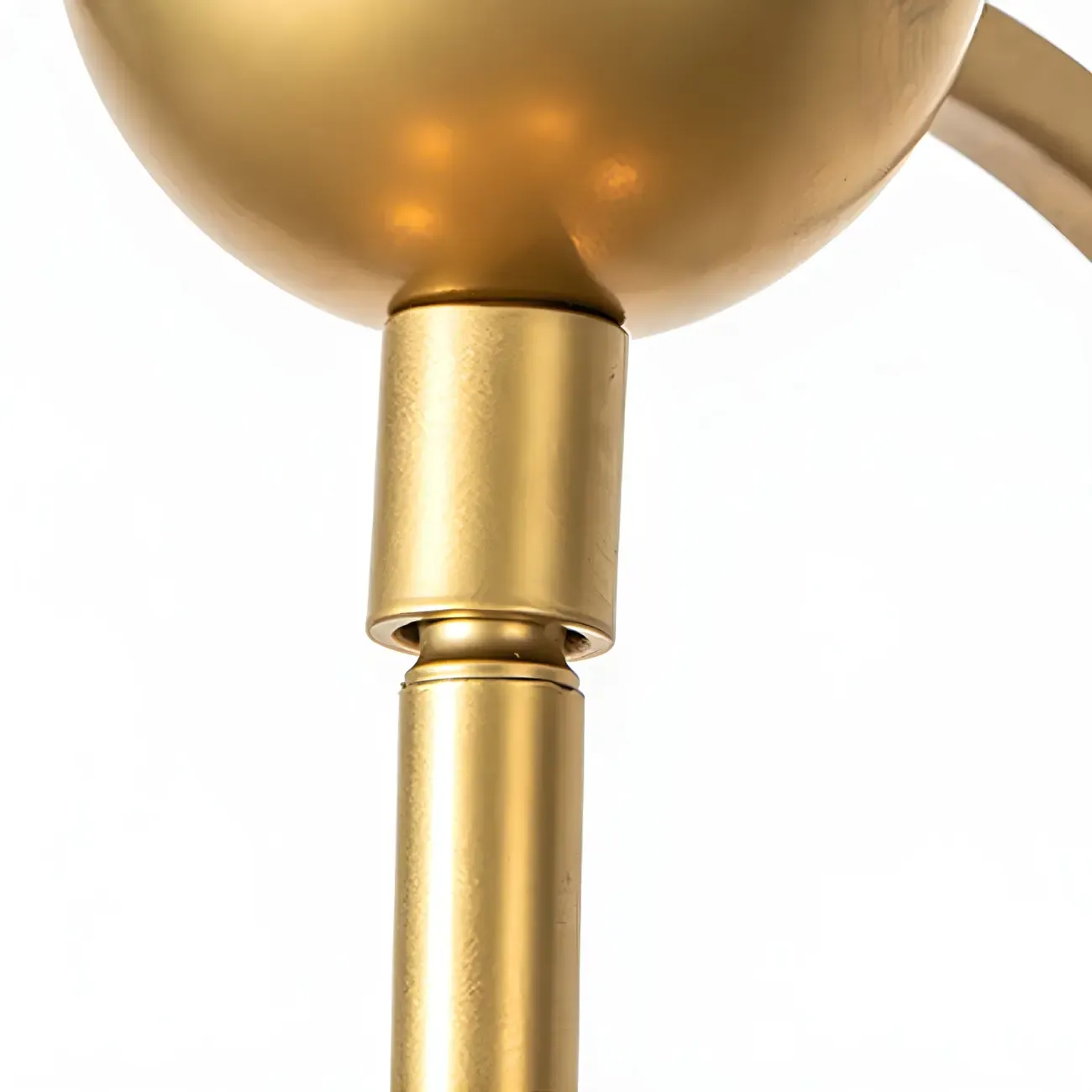 Adjustable Kitchen Gold Square Glass Caged Candle Chandelier