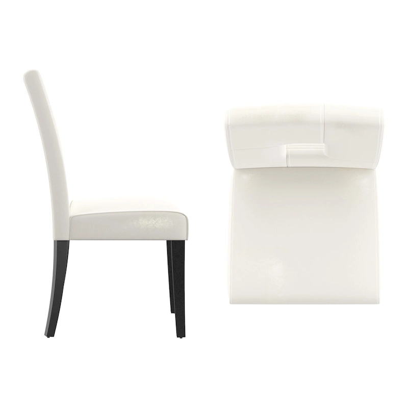 Brda Keyhole Back Dining Chairs (Set of 2)