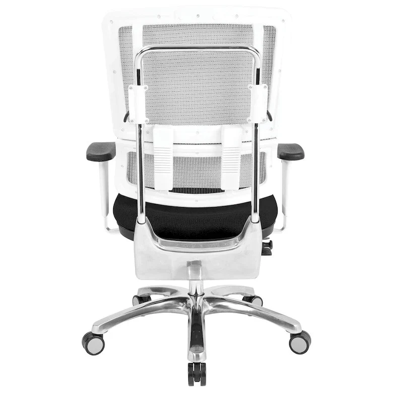 Breathable Mesh Chair with Custom Fabric Seat