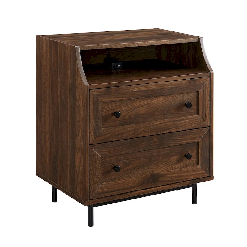 Middlebrook Modern 2-Drawer USB Nightstand