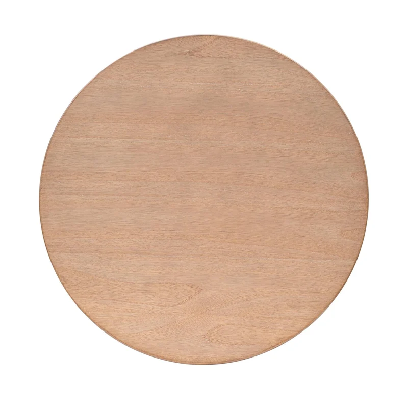 INK+IVY Skye Round Coffee Table with Shelf