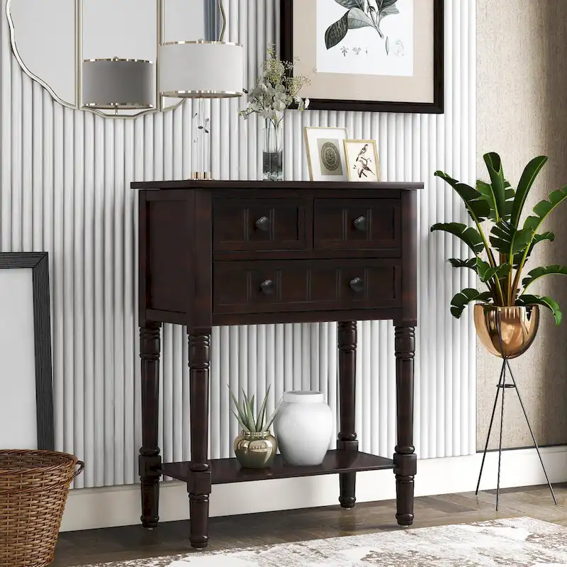 Narrow Console Table Slim Sofa Table