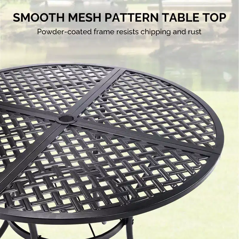 Karl Home | Patio Round Metal Table