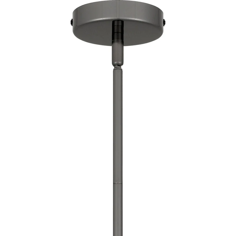 Haynes 1-Light Black Chrome Mini Pendant Light