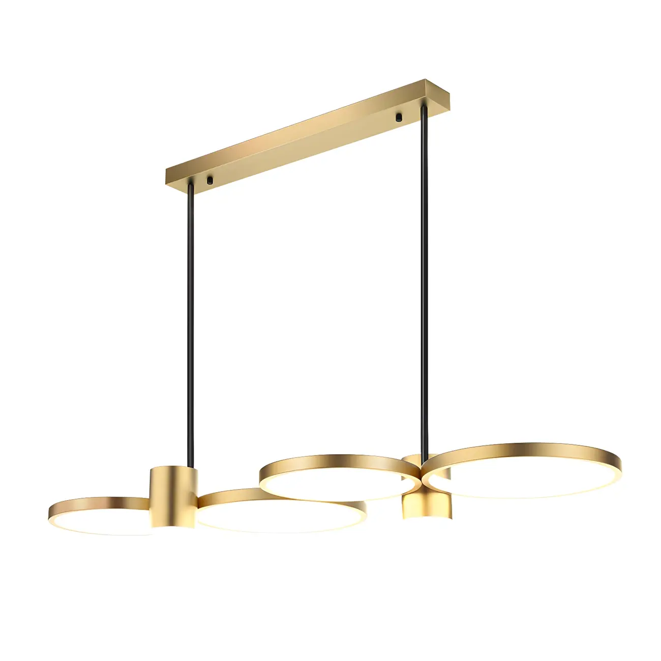 Modern Black Ring Dimming Pendant Light