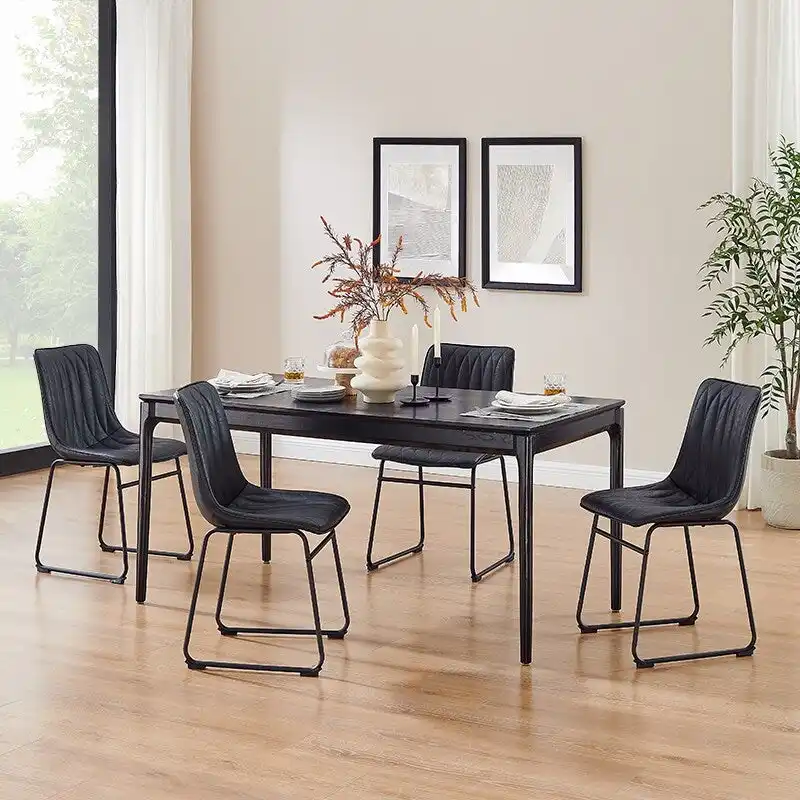 Faux Leather Dining Chair (Set of 2)