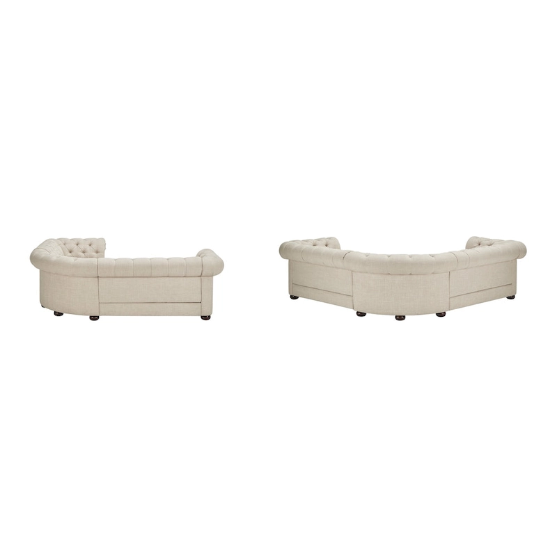 Gdansk 5-Seat L-Shaped Chesterfield Sectional Sofa