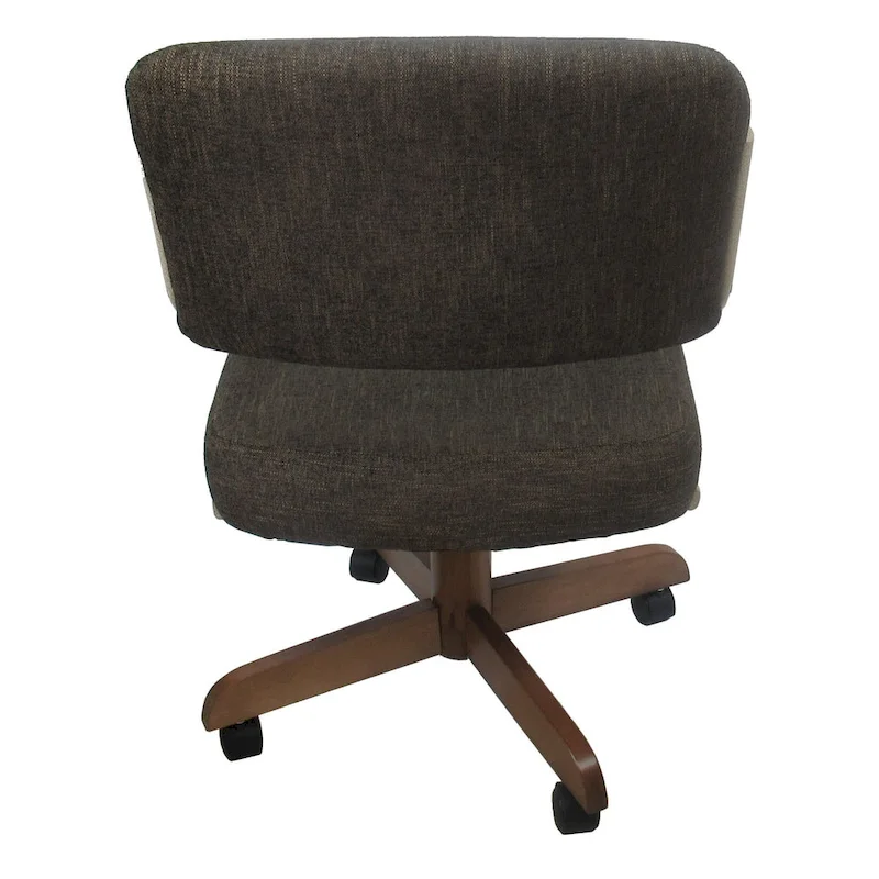 Swivel Tilt Kitchen Caster Chair with Wheels M-115 - 18 inch Seat