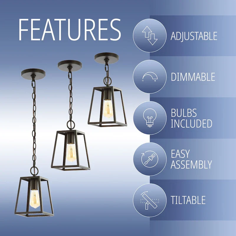 Marais 6.25  Metal LED Pendant, Oil Rubbed Bronze by JONATHAN Y