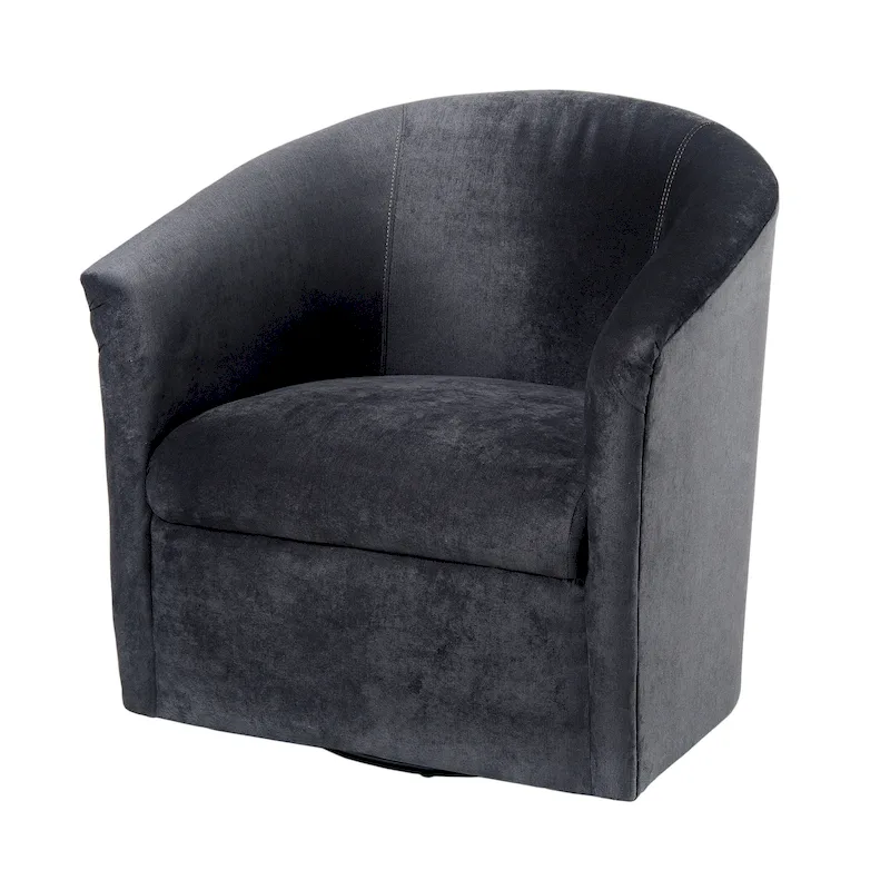 Ellery Modern Microfiber Swivel Accent Chair by Greyson Living