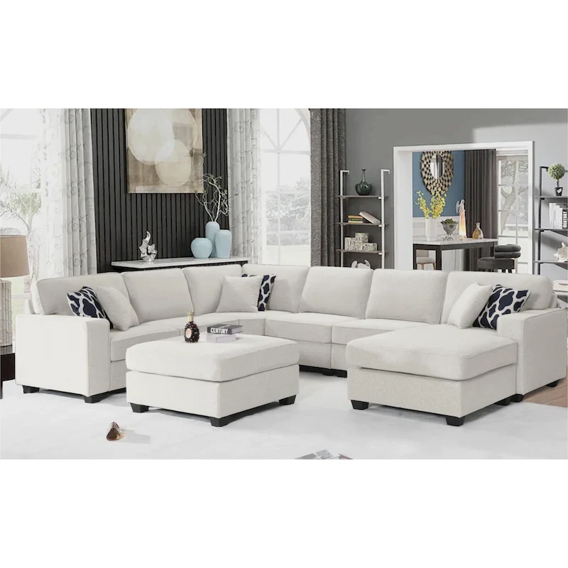 Flexible Combination Module Reversible Sectional Sofa