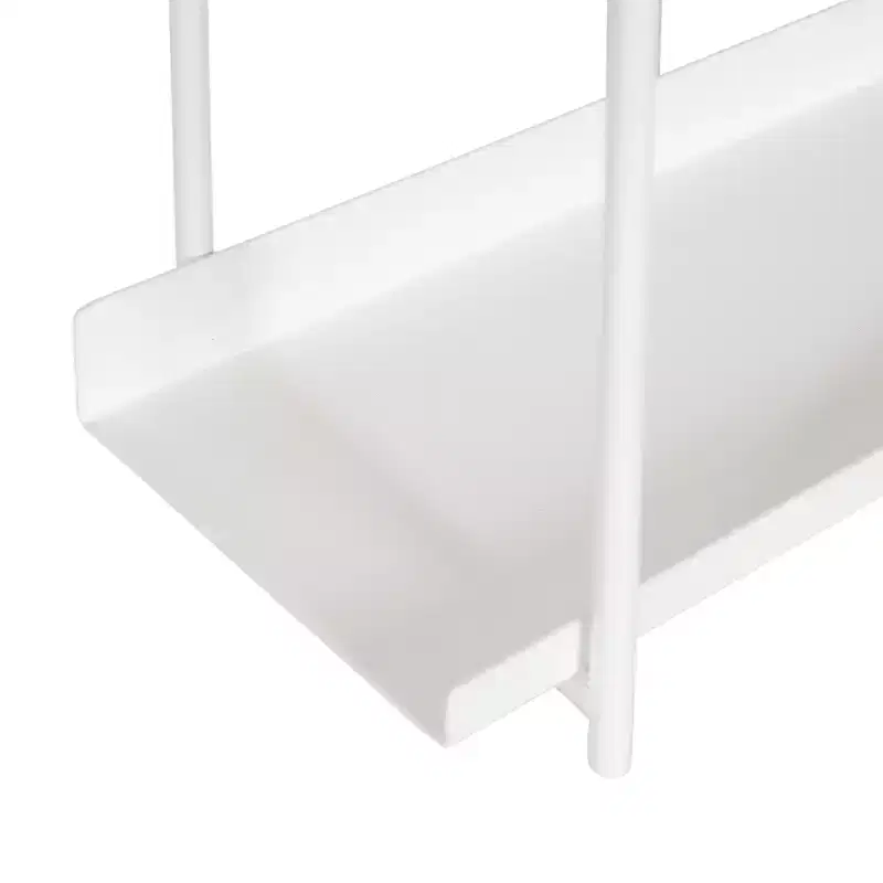 Kate & Laurel All Things Decor 20" Dominic Tiered Wall Shelf White