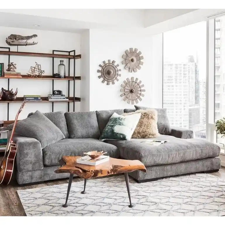 Reversible Contemporary Sectional Sofa