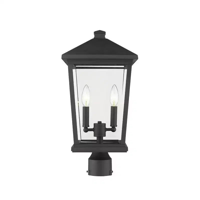 Z-Lite Beacon 2 - Light Post Light in Black