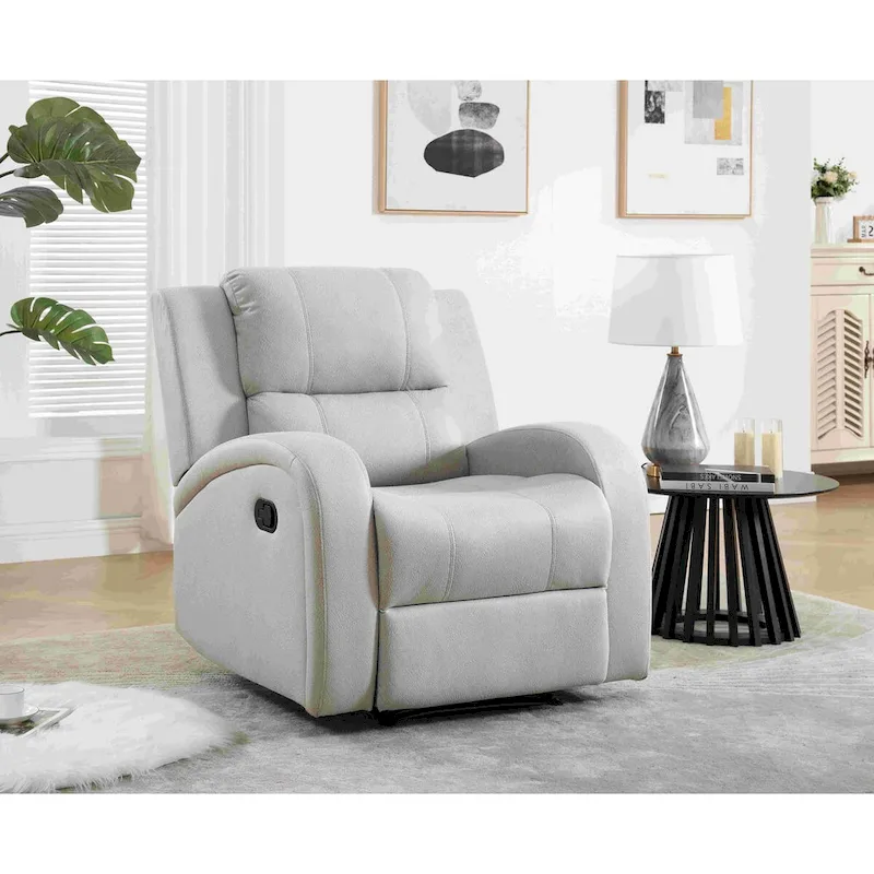 Faux Leather Recliner