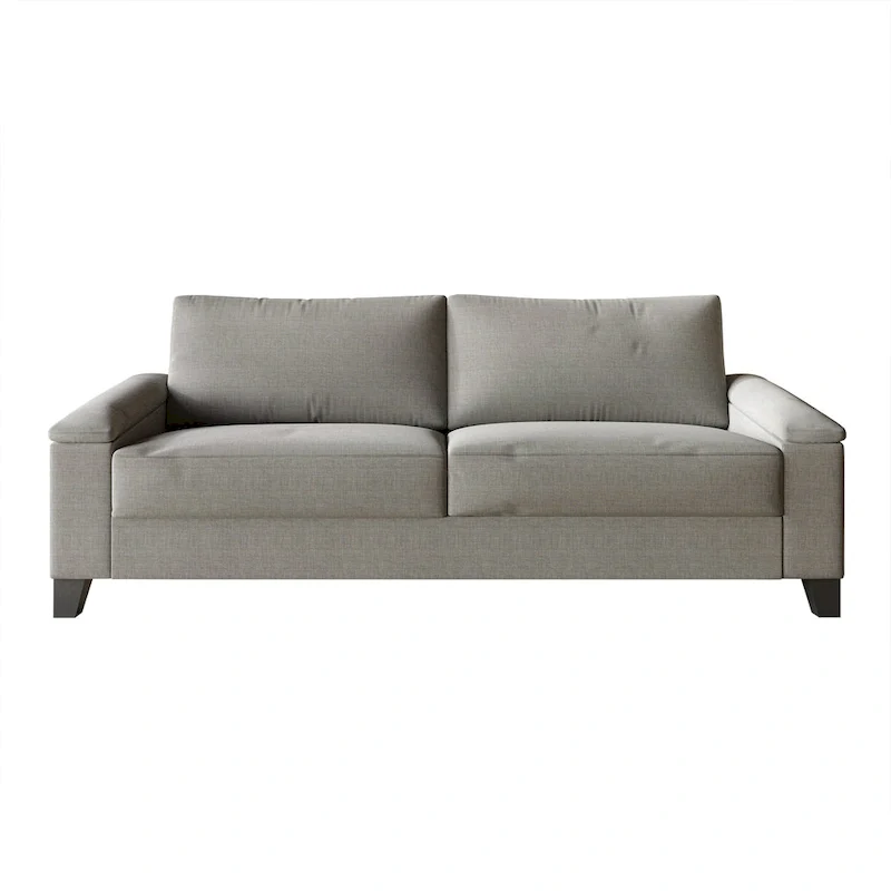 2.5-Seater Linen Sofa - Available in Beige, Grey, Blue