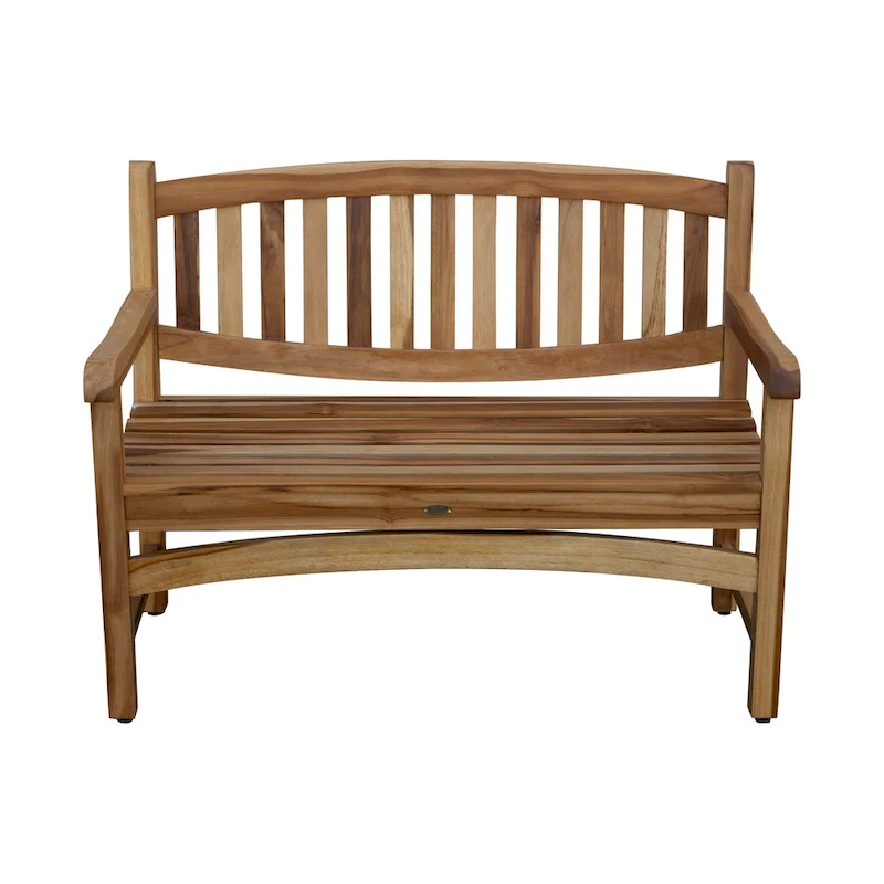 EcoDecors 47, Outdoor Bench, Outdoor Benches Weatherproof, Teak Bench, Wooden Bench Outdoor, Wood Bench Outdoor, Porch Benches
