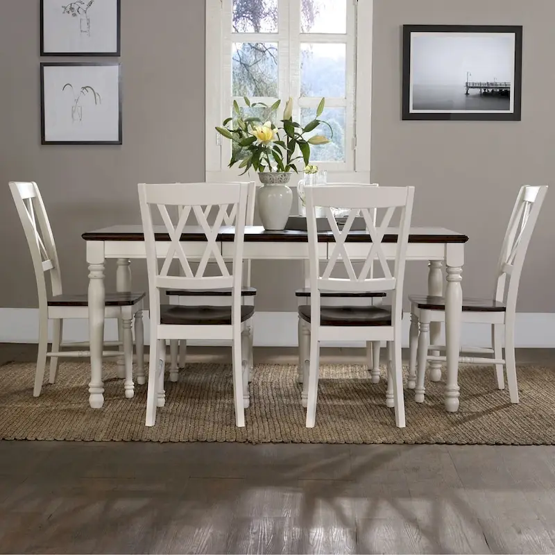 Crosley Shelby 7-piece Dining Set in White