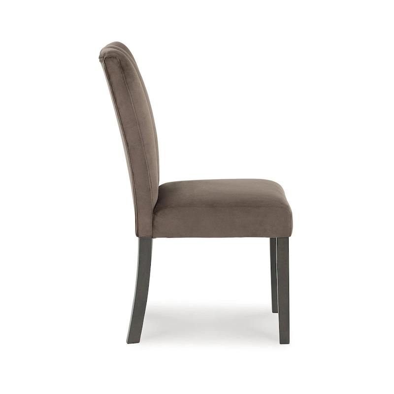 Signature Design by Ashley Zendalia Brown/Black Dining Upholstered Side Chair (Set of 2) - 19.5 W x 23.25 D x 38.5 H