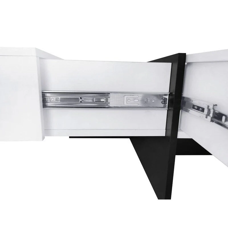 Unique Design Coffee Table with Extendable Sliding Tabletop