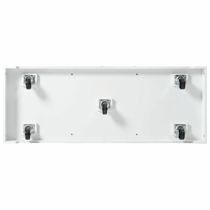 55.7 Kitchen Island with Drop Leaves, Rolling Cart with Power Outlet, Spice Rack, and 3 Drawers