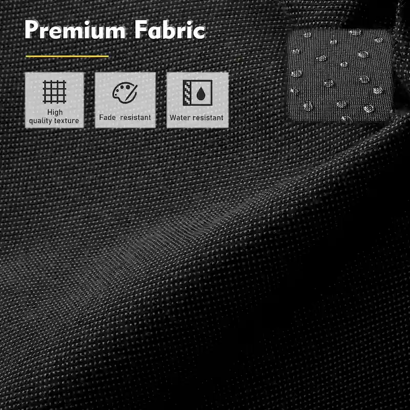 XIZZI 6-piece Patio Wicker Furniture Set with Fire Pit Table