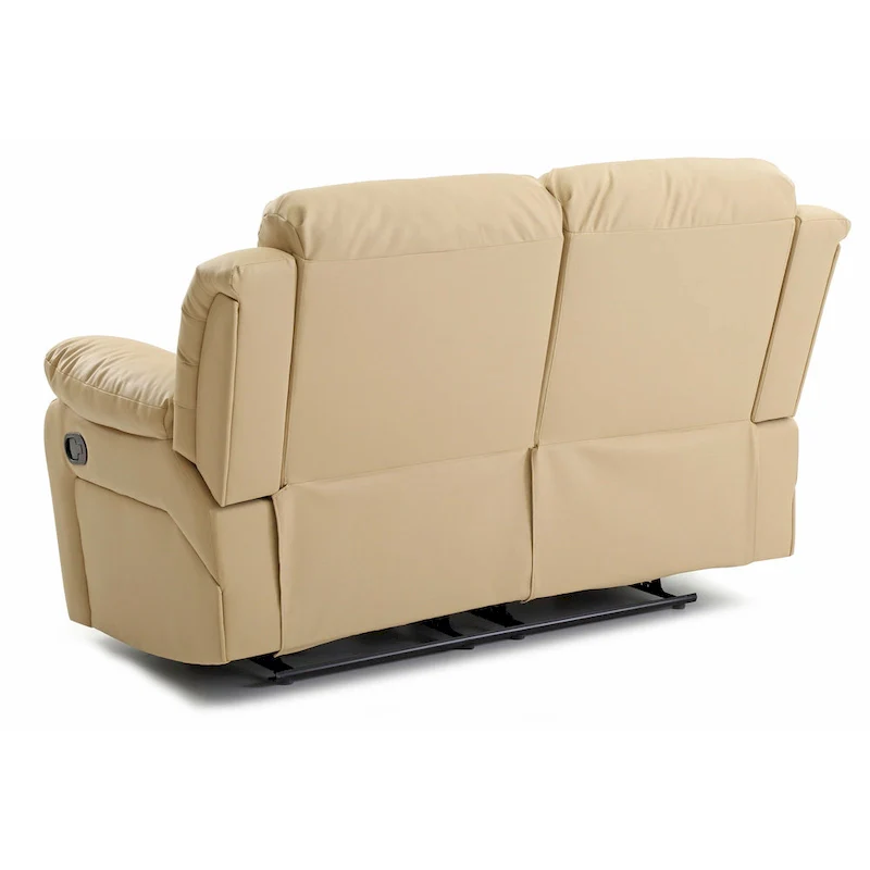 Daria Faux Leather Reclining Loveseat