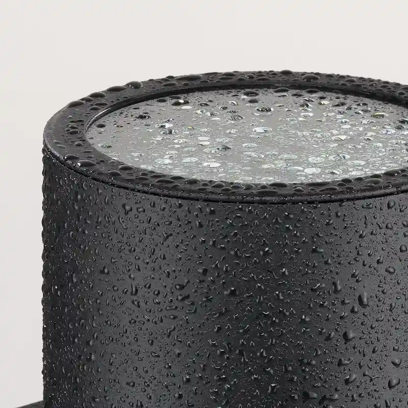 Cylinder Lens Collection Black 5-Inch Round Cylinder Cover - 0.83  x 5  x 5