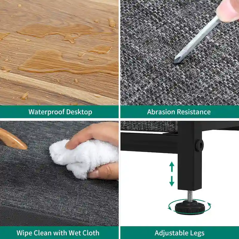 Modern Wide Dresser Storage Tower with 5 Drawers