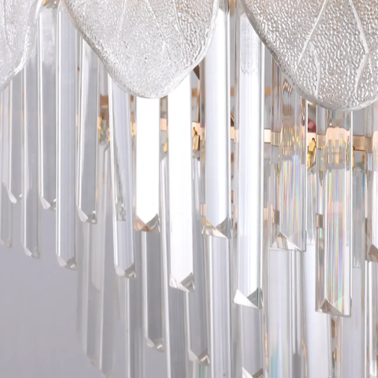 Luxury Crystal Round Chandelier with Elegant Tiered Design