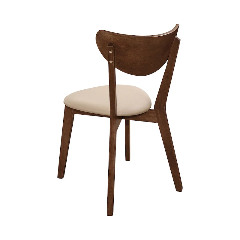 Markus Tan and Chestnut Open Back Dining Chairs (Set of 6)