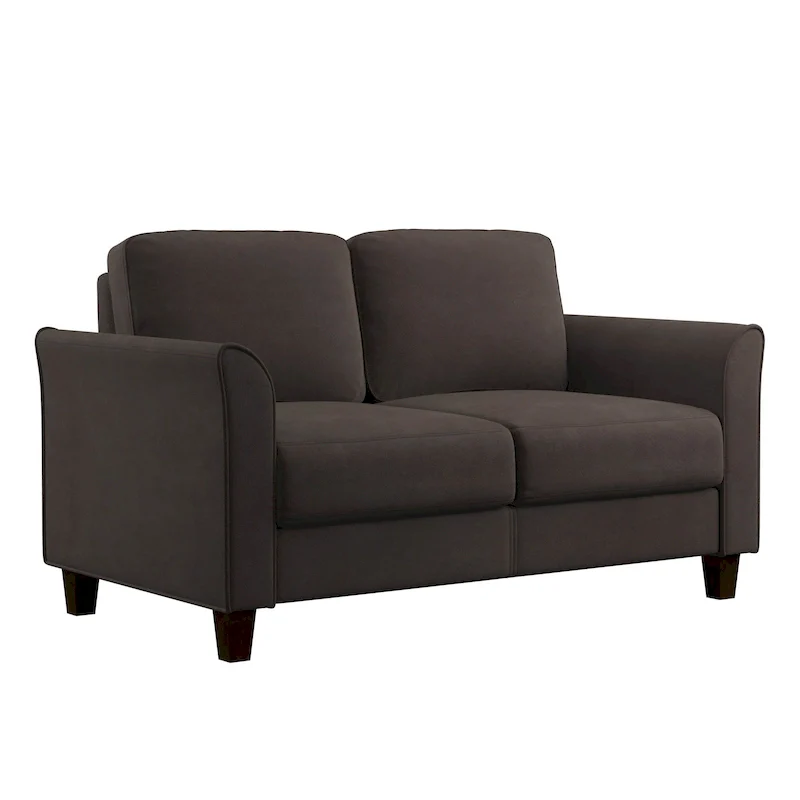 iLounge Waverly Microfiber Loveseat