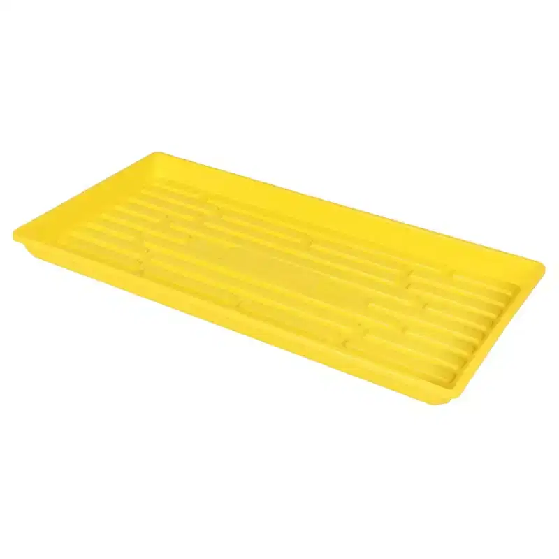 SUNPACK 10 x 20 Heavy Duty Shallow Plastic Seed Starting Tray, 1