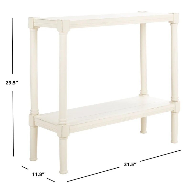 Novella Bottom Shelf Console Table - 31.5  W x 11.8  L x 29.5  H - 32Wx12Dx30H
