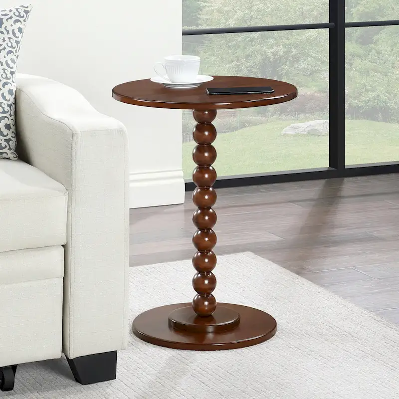 Convenience Concepts Classic Accents Round Venetian Islands Spindle Table