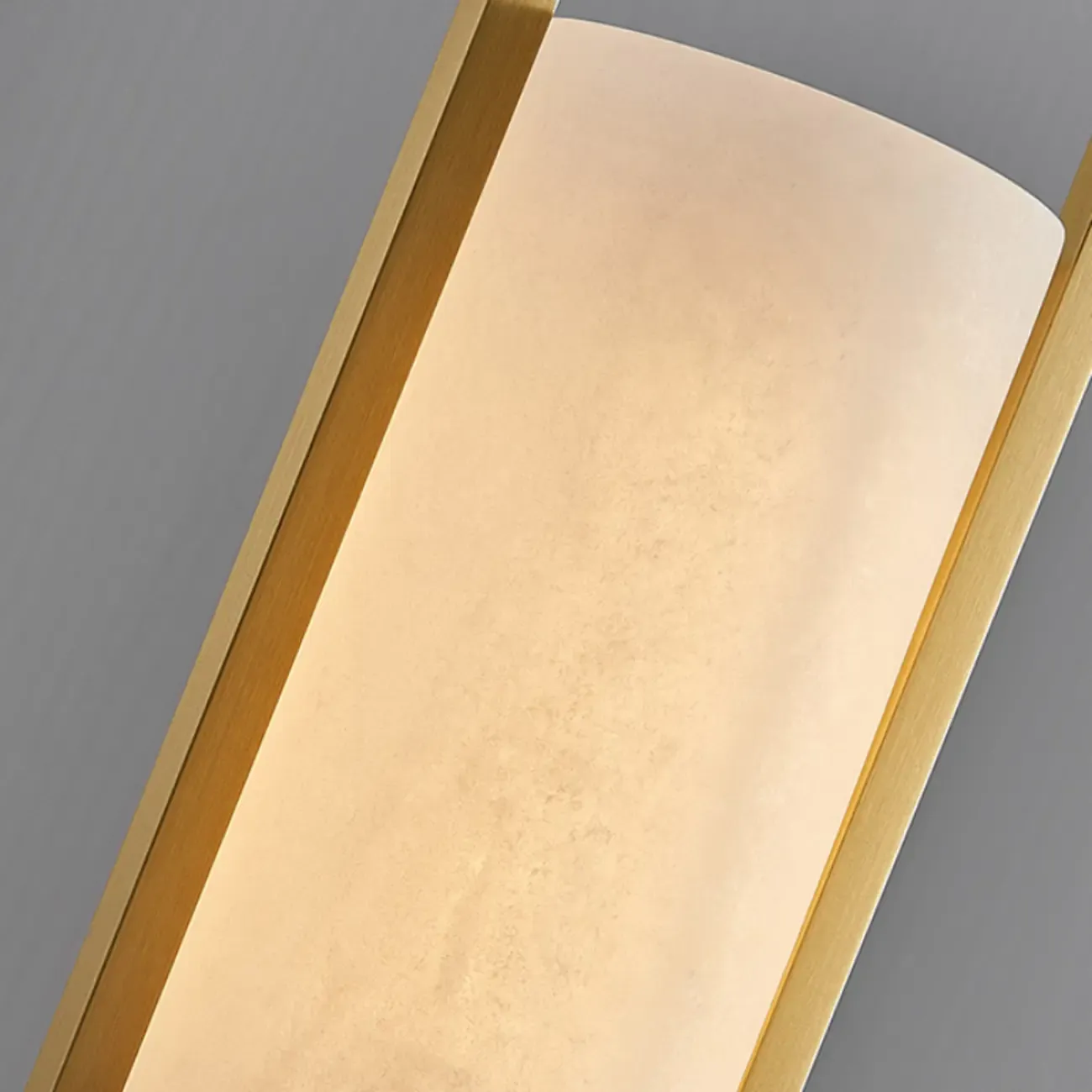 Adjustable Stone Metal Cylinder Pendant Light