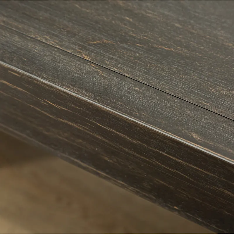 Roundhill Furniture Leviton Antique Black Finished Wood 7-piece Dining Set