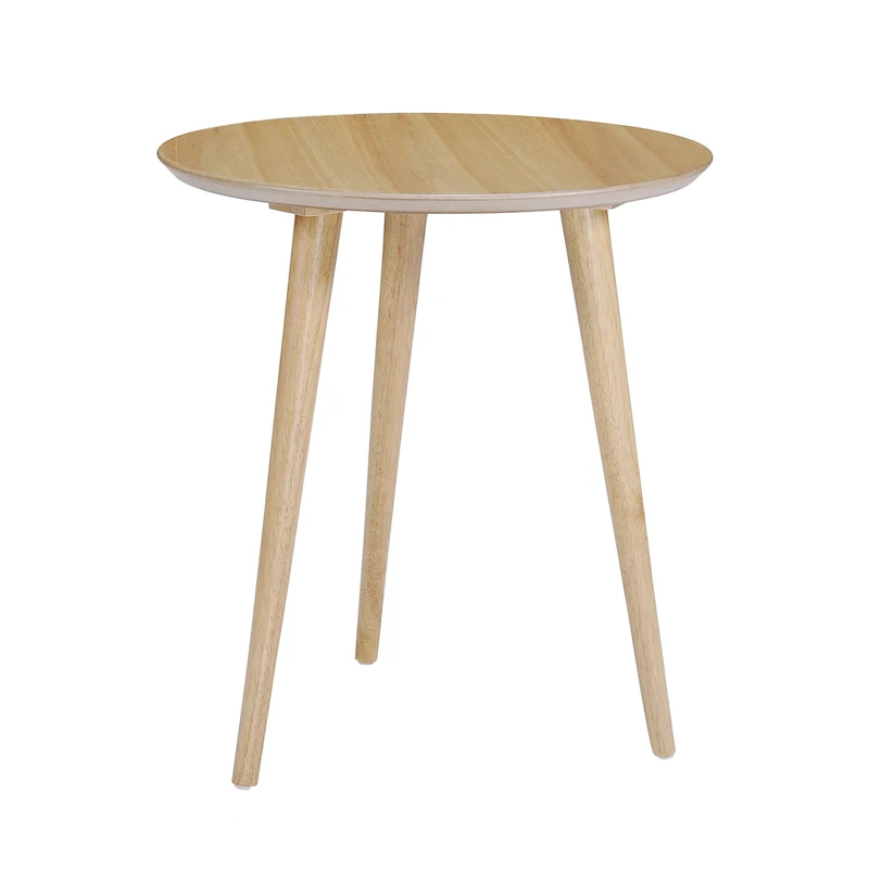 Faux Wood Finish Side Table — 20