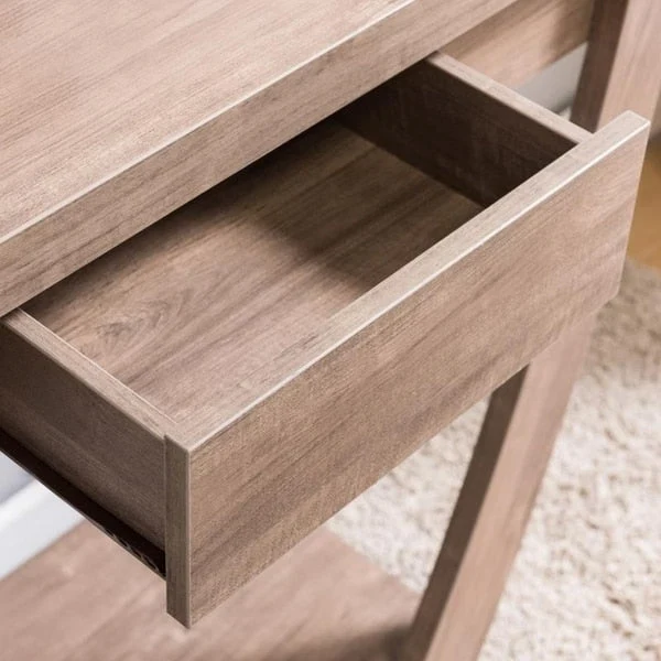 Modern Console Table with Drawer and Shelf - 36 inch
