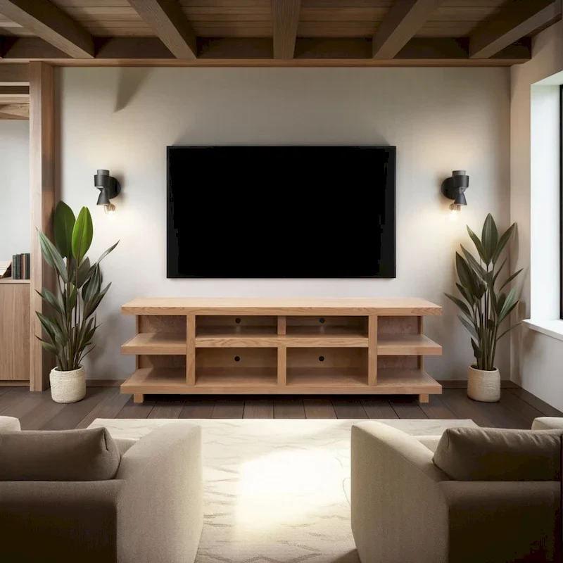 85-inch TV Stand for TVs up to 95 inches, No Assembly Required