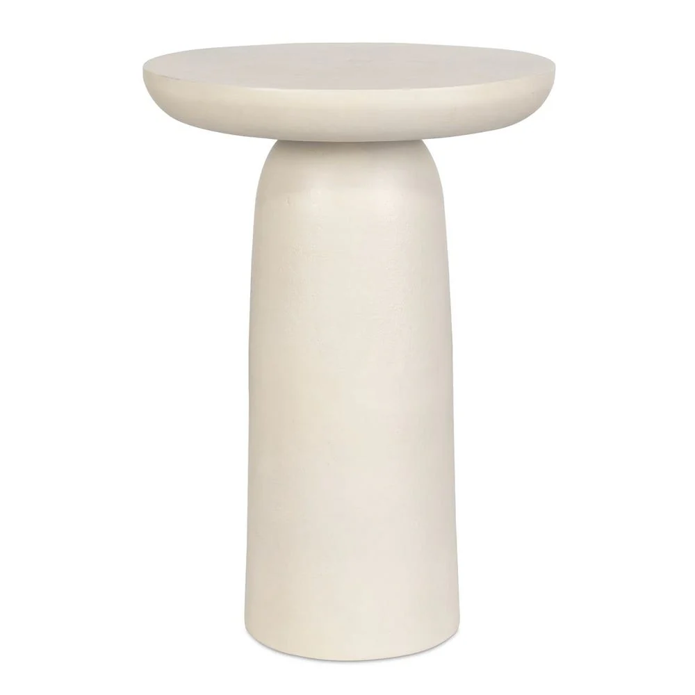 Joppa Outdoor Accent Table, Warm White