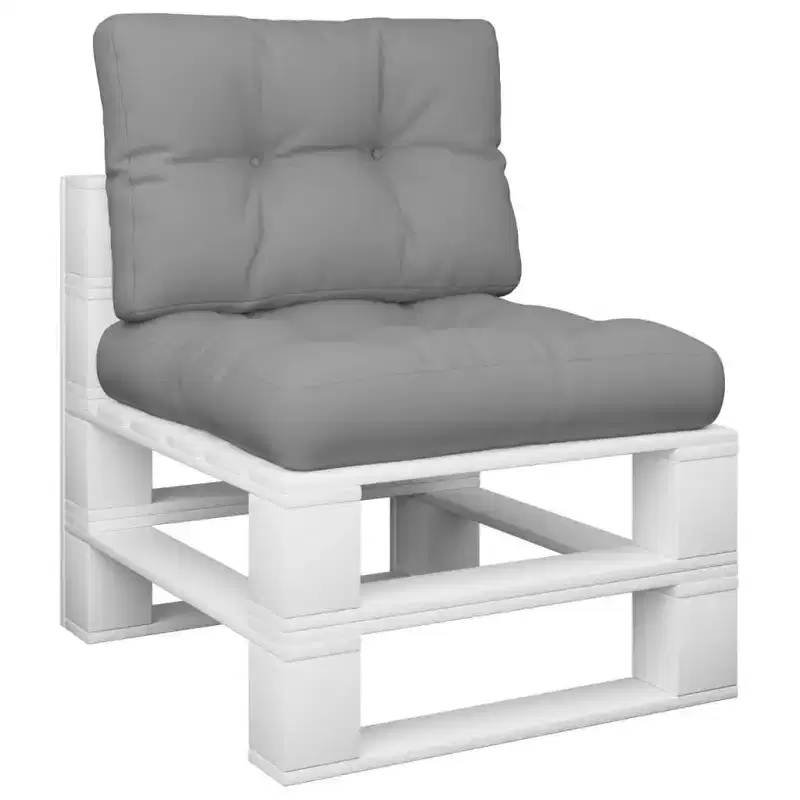 vidaXL Pallet Cushions Chair Seating Pad Sofa Backrest Pillow Fabric