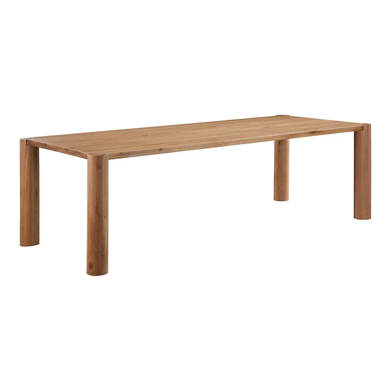 Aurelle Home Posy Modern Solid Oak Dinning Table