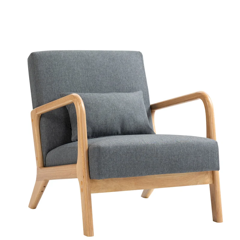 Upholstered Arm Chair with Cution Modern Side Accent Chairs - 25.8